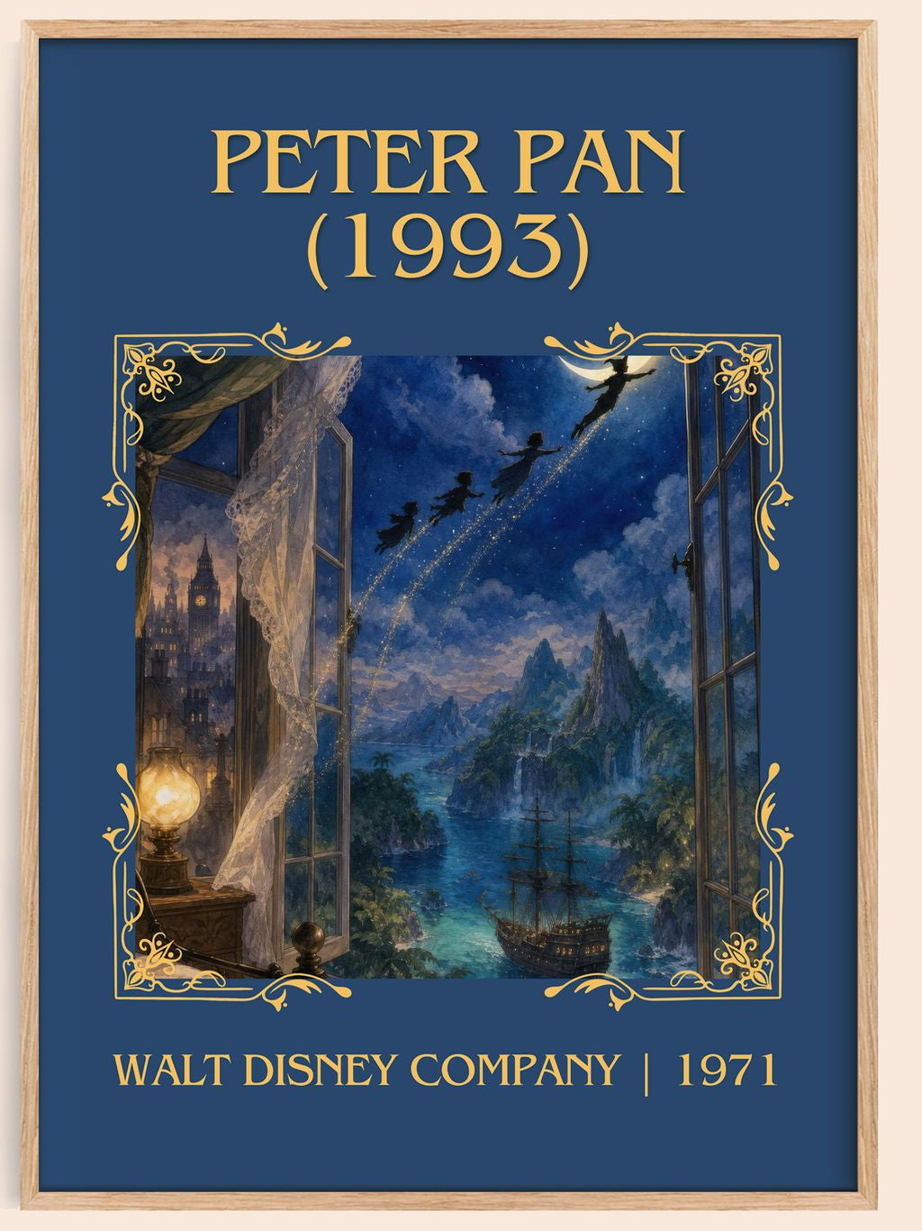 Peter Pan (1993) Classic Book Art Print by Walt Disney Company – book poster
