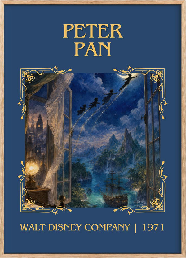 Peter Pan Classic Book Art Print by Walt Disney Company