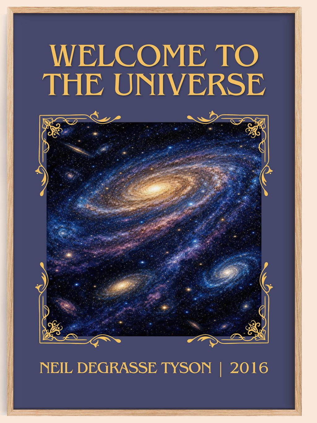 Welcome to the Universe Classic Book Art Print by Neil deGrasse Tyson – book poster