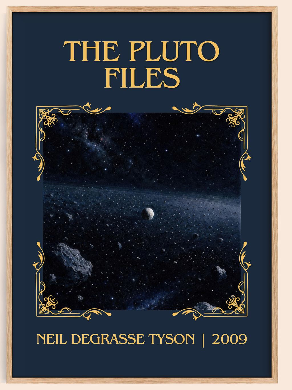 The Pluto Files Classic Book Art Print by Neil deGrasse Tyson – book poster