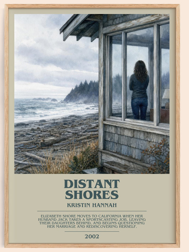 Distant Shores Bookish Wall Art by Kristin Hannah