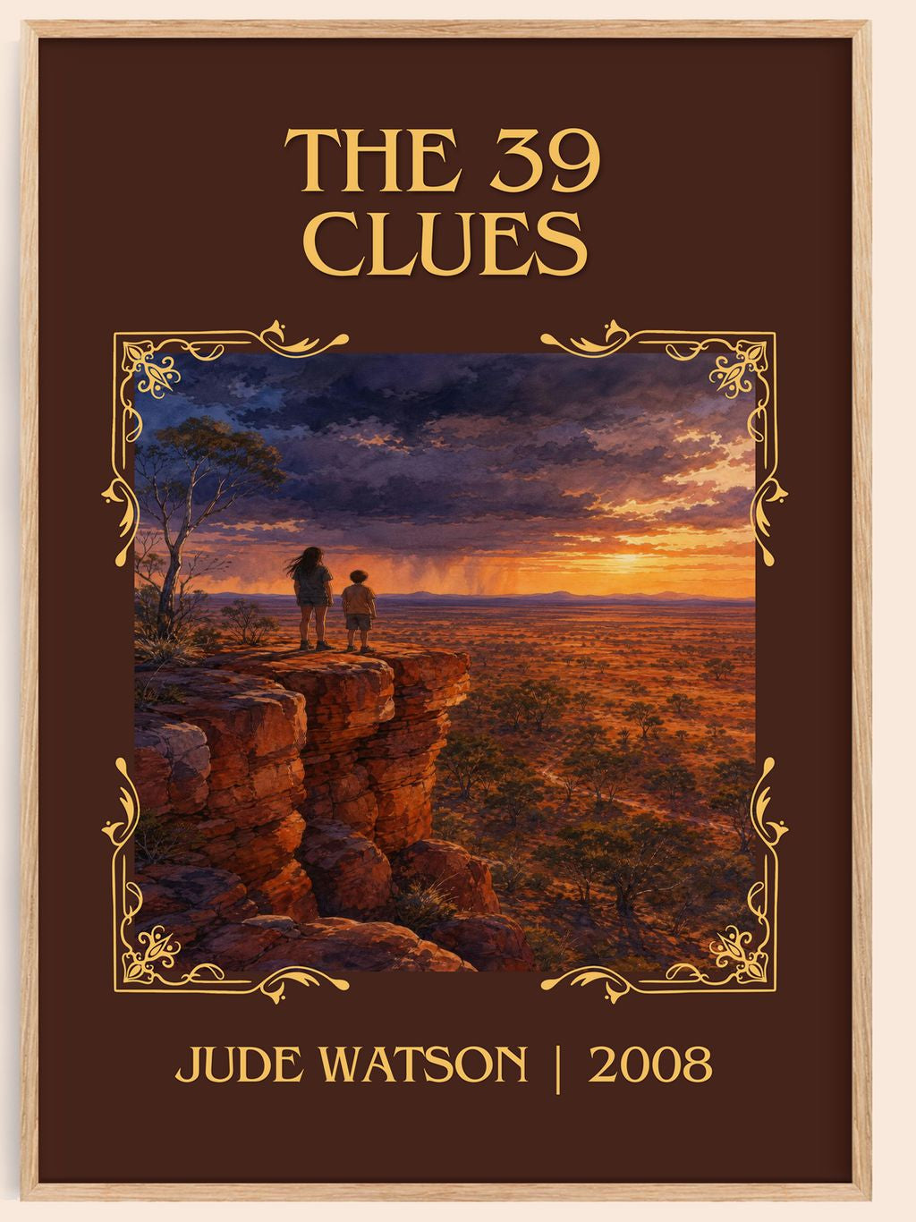 The 39 Clues Classic Book Art Print by Jude Watson – book poster