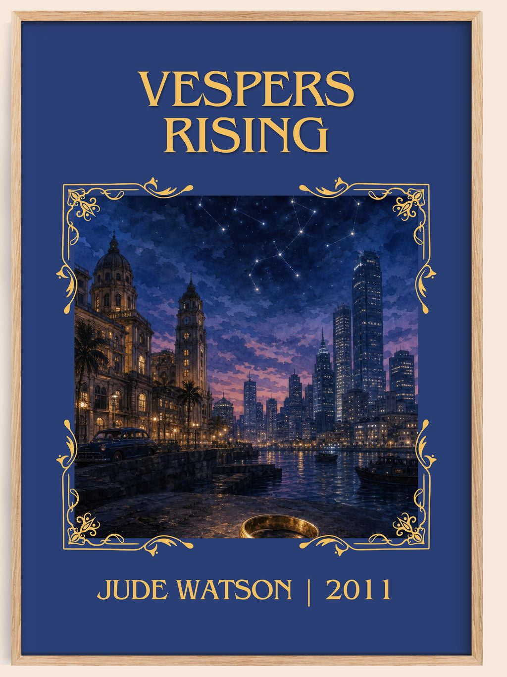 Vespers Rising Classic Book Art Print by Jude Watson – book poster
