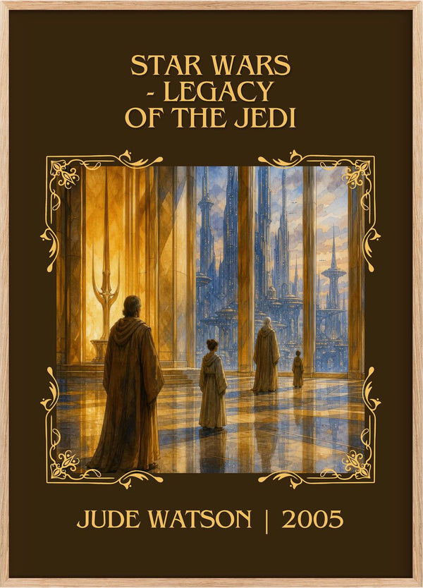 Star Wars - Legacy of the Jedi Classic Book Art Print by Jude Watson