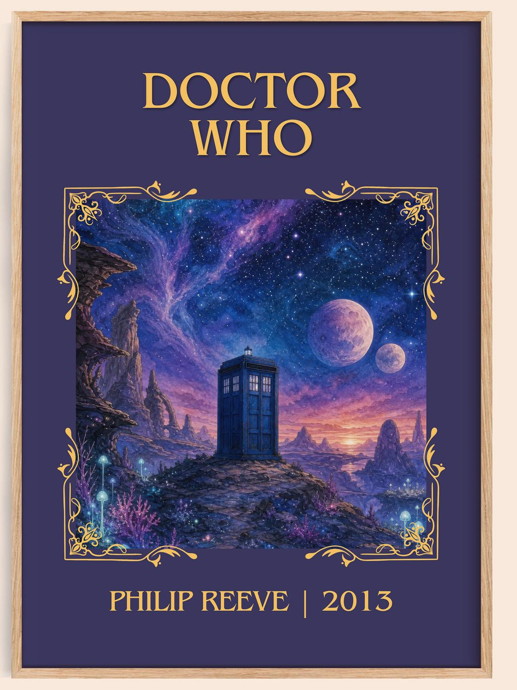 Doctor Who Classic Book Art Print by Philip Reeve – book poster