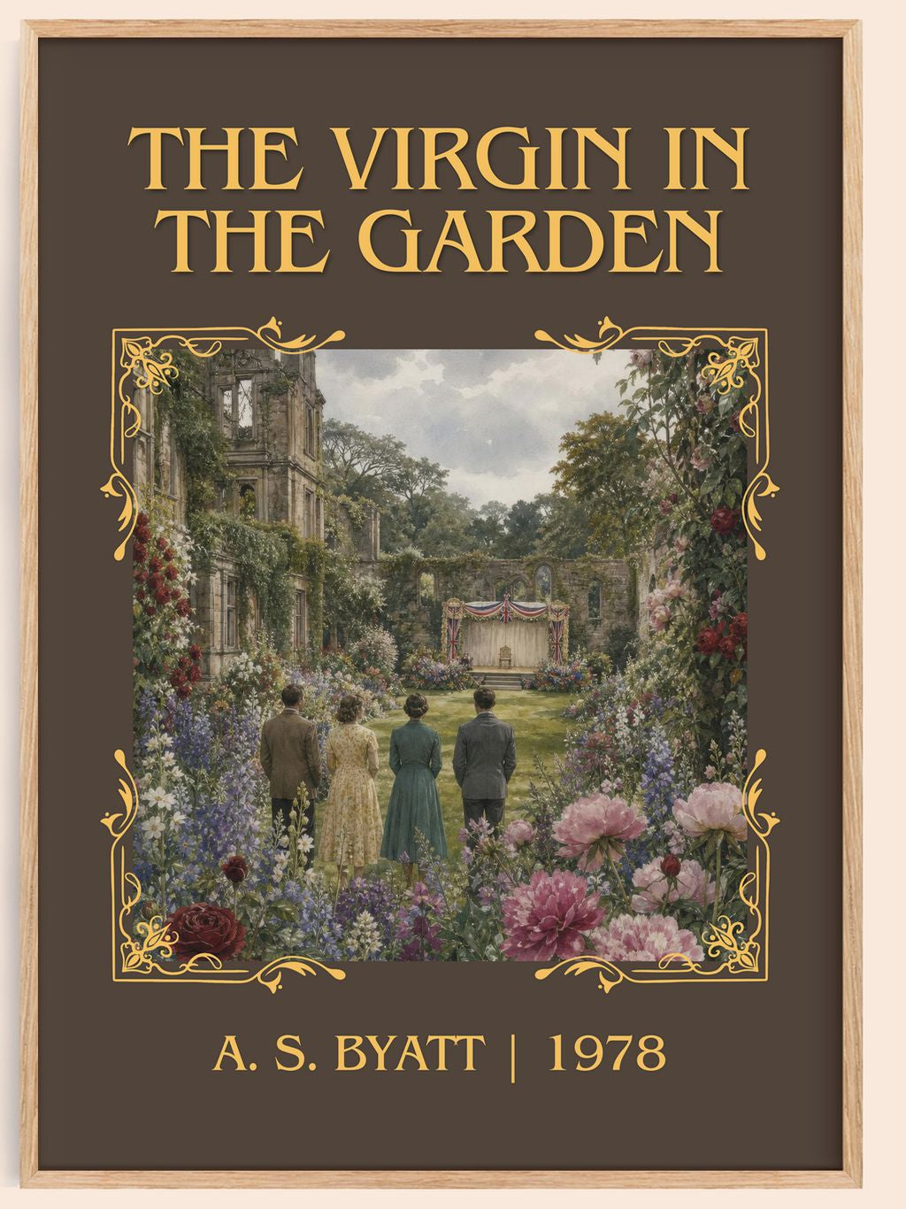 The virgin in the garden Classic Book Art Print by A. S. Byatt – book poster