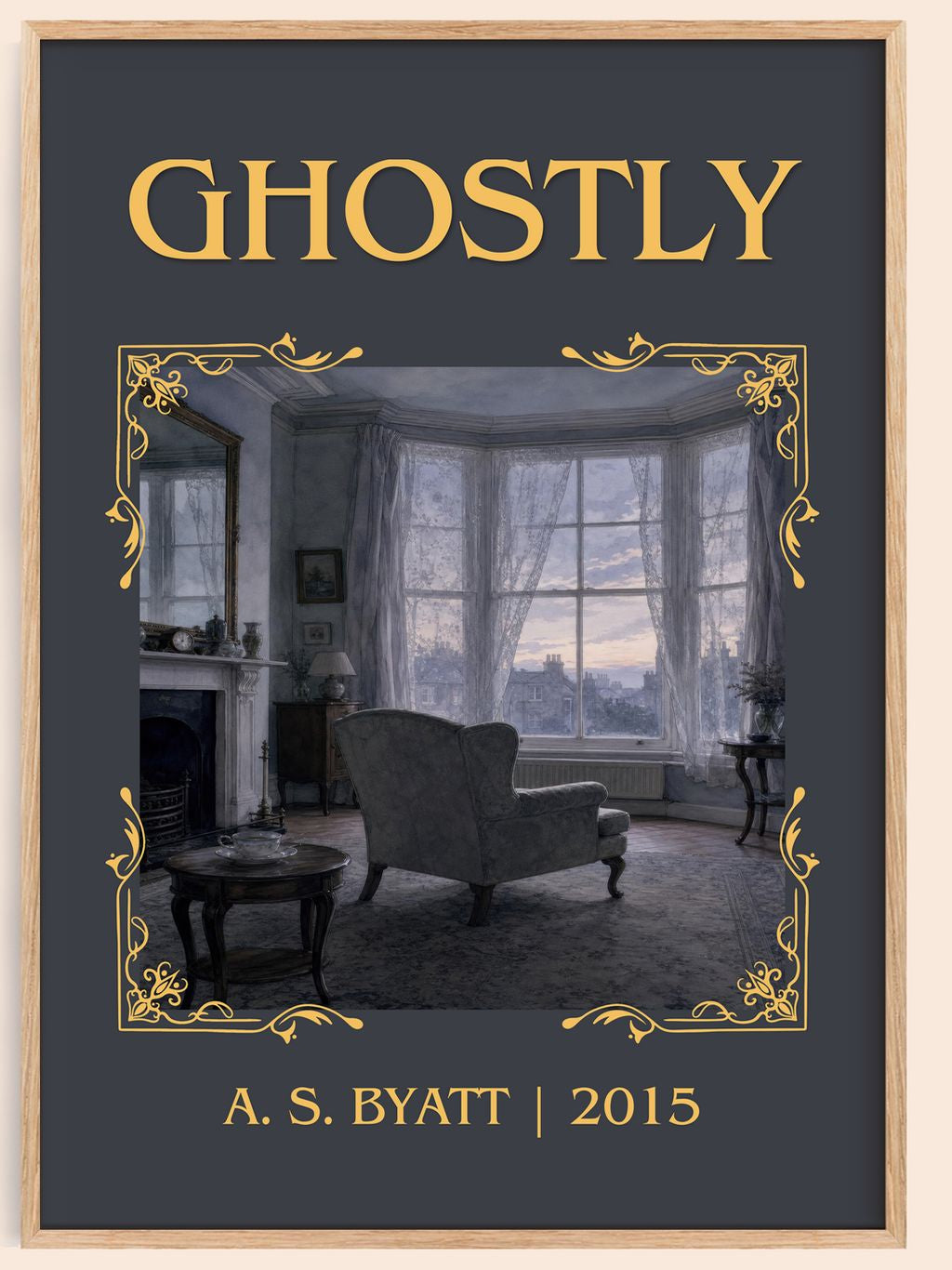 Ghostly Classic Book Art Print by A. S. Byatt – book poster