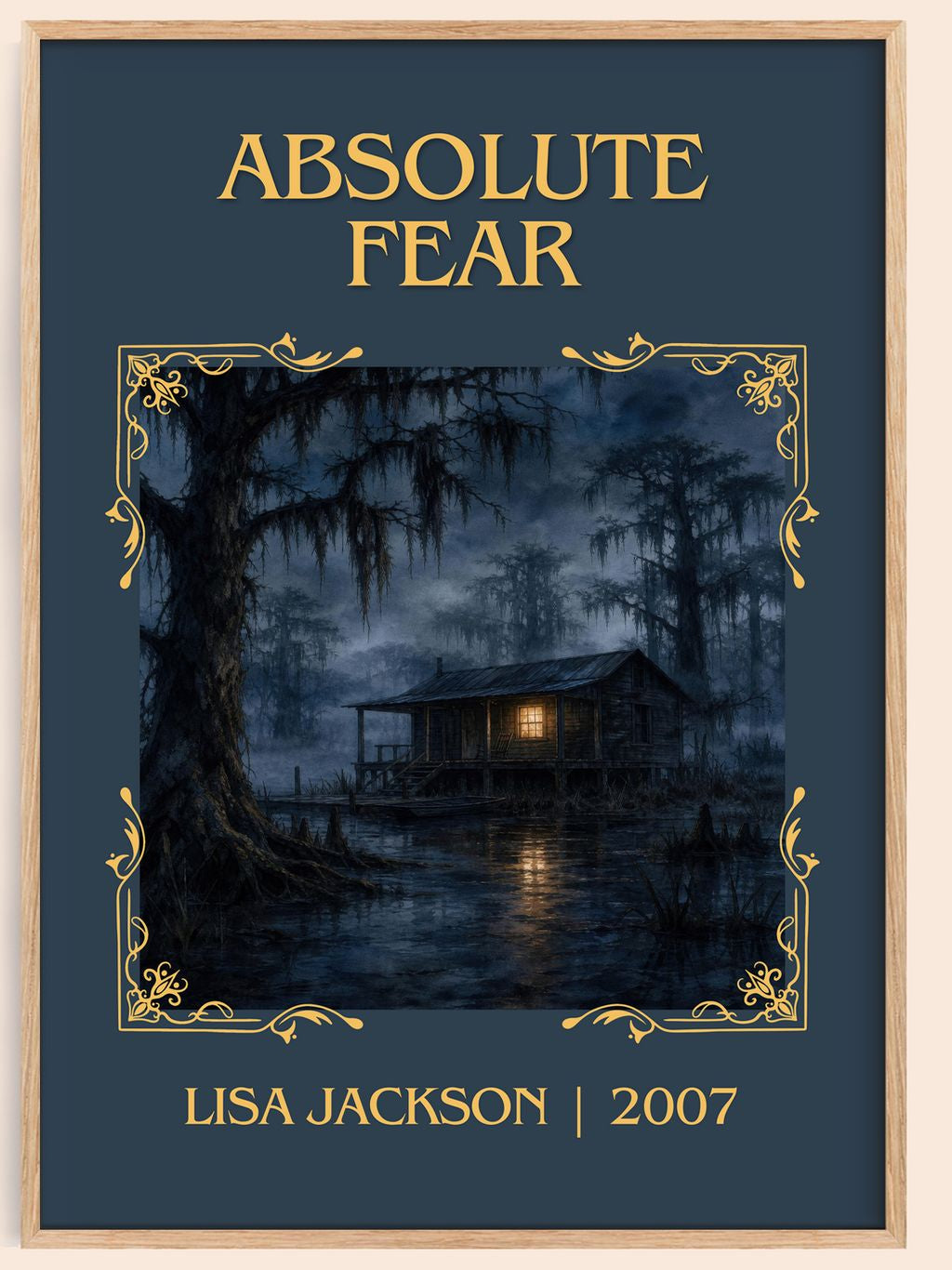 Absolute Fear Classic Book Art Print by Lisa Jackson – book poster