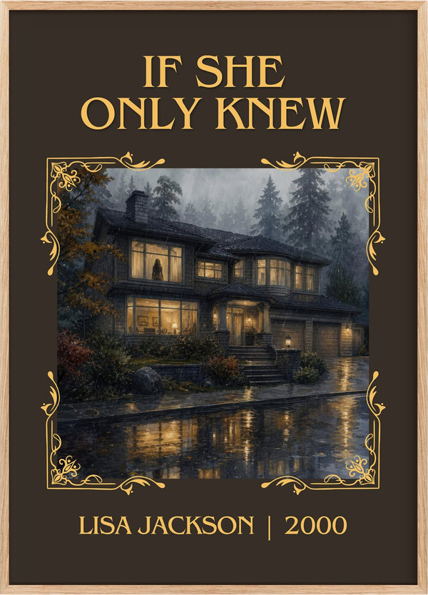 If She Only Knew Classic Book Art Print by Lisa Jackson