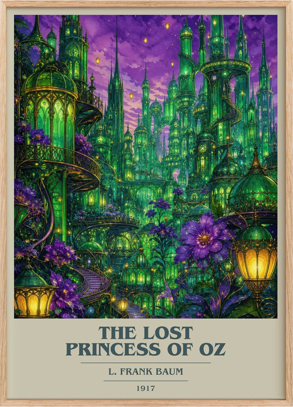 The Lost Princess Of Oz Book Cover Poster by L. Frank Baum
