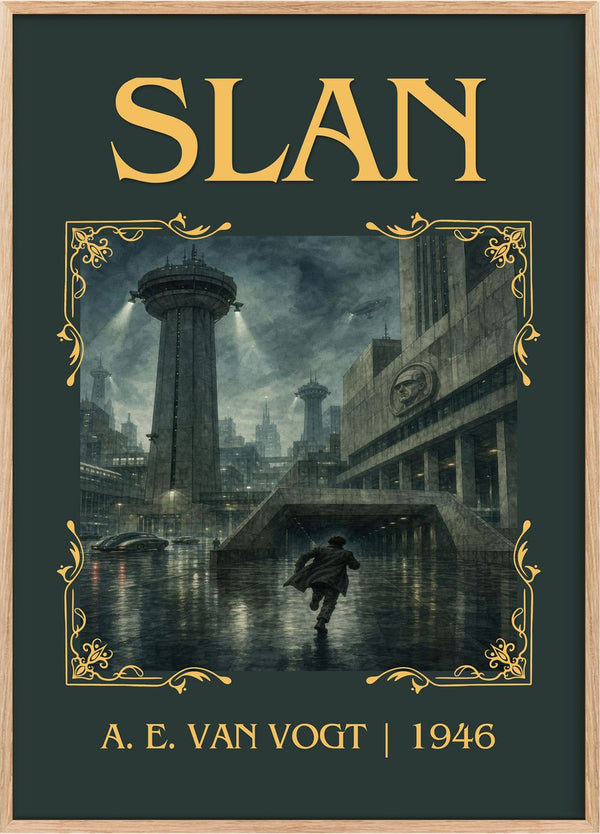 Slan Classic Book Art Print by A. E. van Vogt