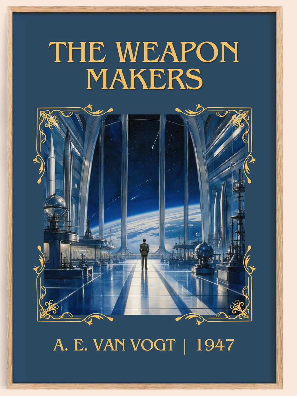 The Weapon Makers Classic Book Art Print by A. E. van Vogt – book poster