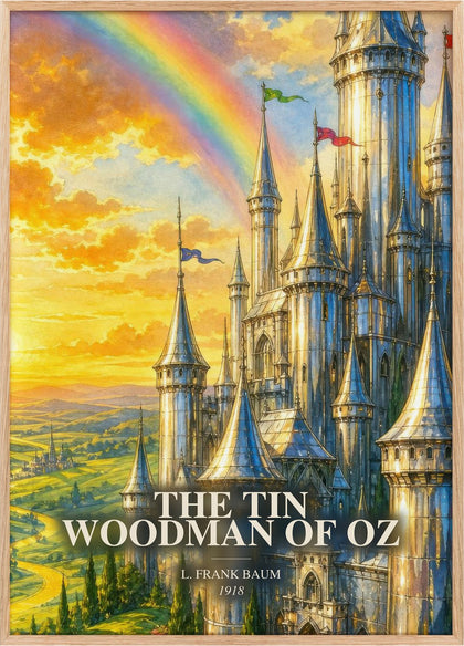 The Tin Woodman Of Oz Book Watercolour Illustration by L. Frank Baum