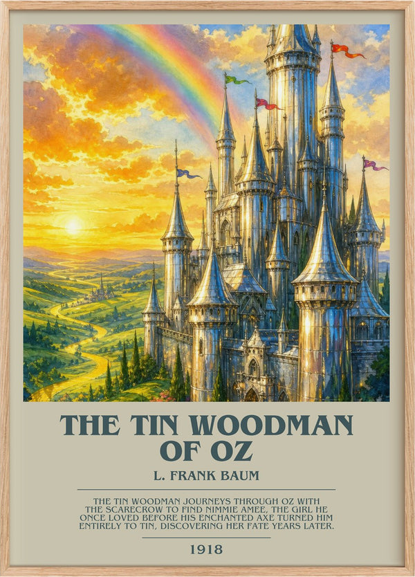 The Tin Woodman Of Oz Bookish Wall Art by L. Frank Baum