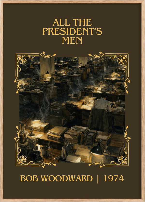All the President's Men Classic Book Art Print by Bob Woodward