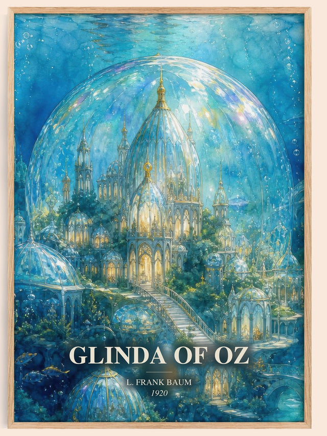 Glinda Of Oz Book Watercolour Illustration by L. Frank Baum