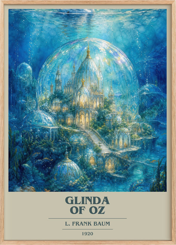 Glinda Of Oz Book Cover Poster by L. Frank Baum
