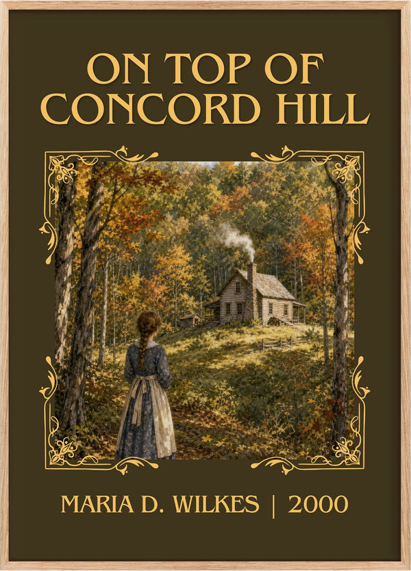 On top of Concord Hill Classic Book Art Print by Maria D. Wilkes