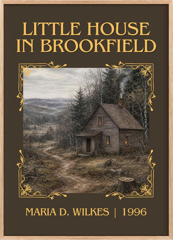 Little house in Brookfield Classic Book Art Print by Maria D. Wilkes
