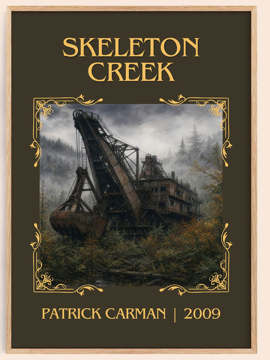 Skeleton Creek Classic Book Art Print by Patrick Carman – book poster