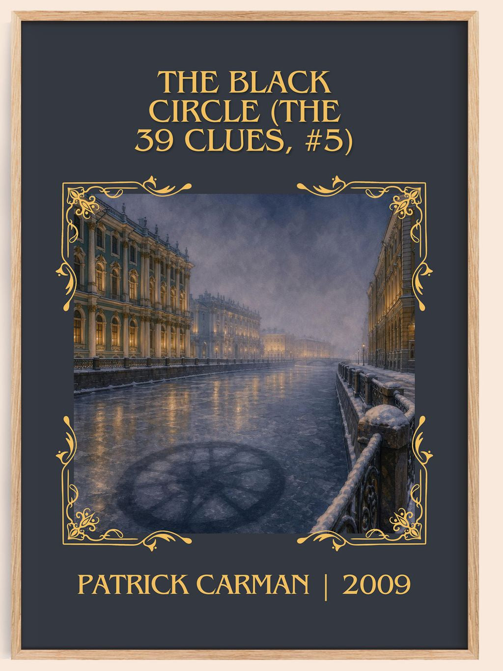 Black Circle (The 39 Clues, #5) Classic Book Art Print by P. Carman – book poster