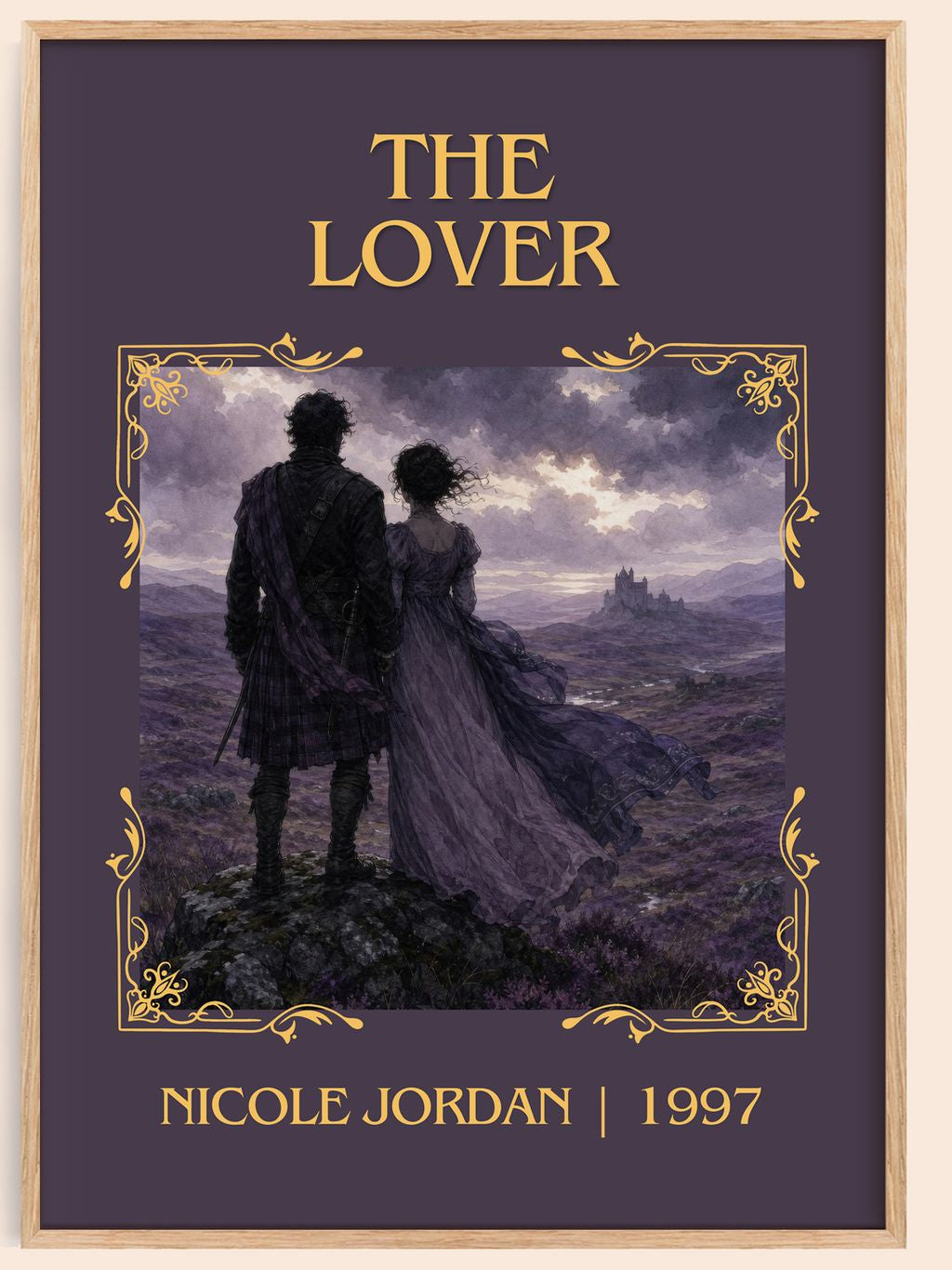 The Lover Classic Book Art Print by Nicole Jordan – book poster