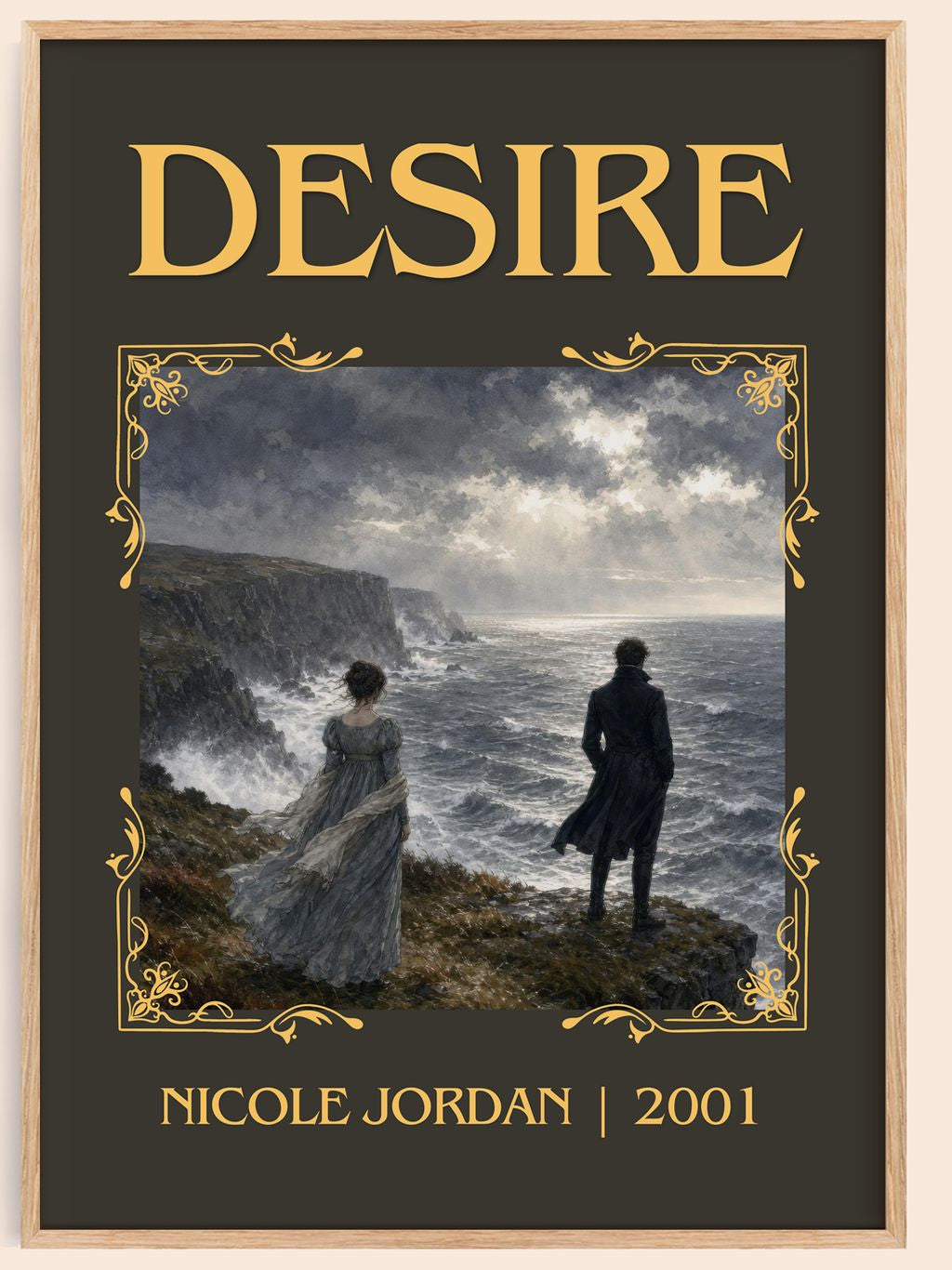 Desire Classic Book Art Print by Nicole Jordan – book poster