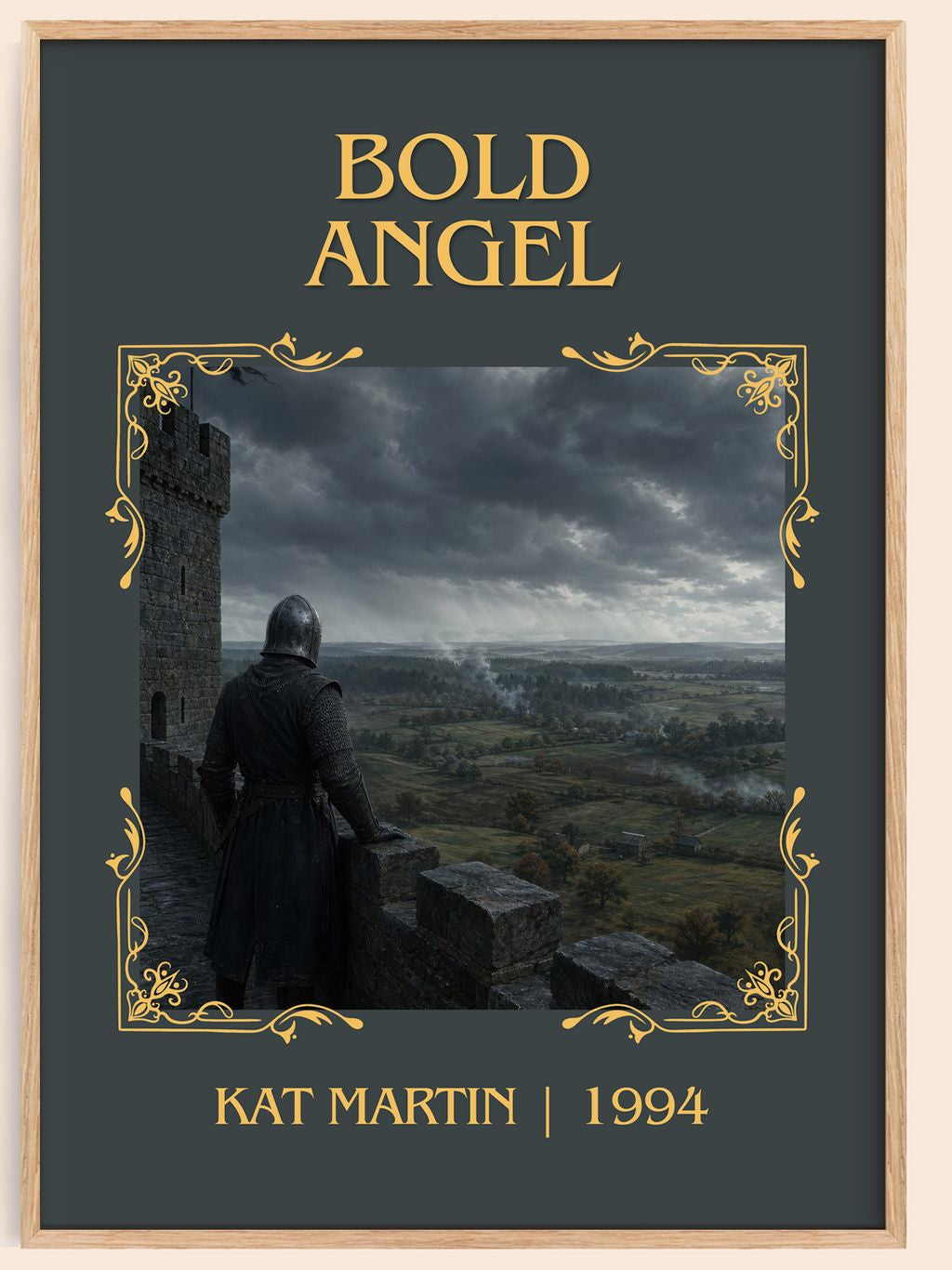 Bold Angel Classic Book Art Print by Kat Martin – book poster