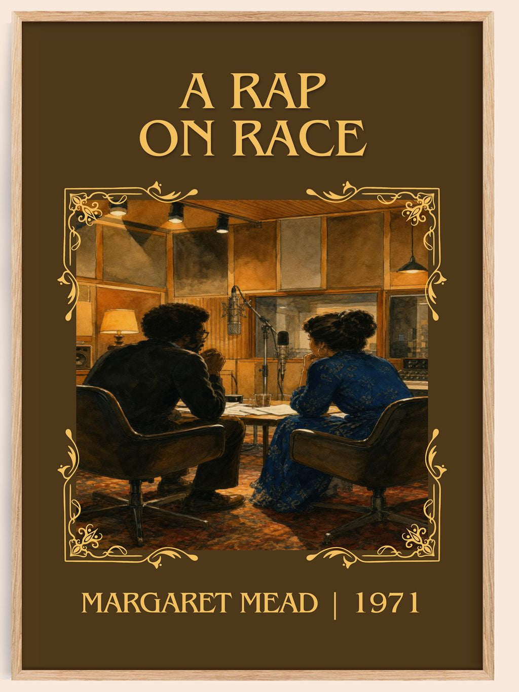 A rap on race Classic Book Art Print by Margaret Mead – book poster