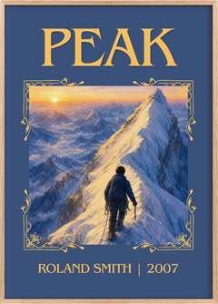 Peak Classic Book Art Print by Roland Smith