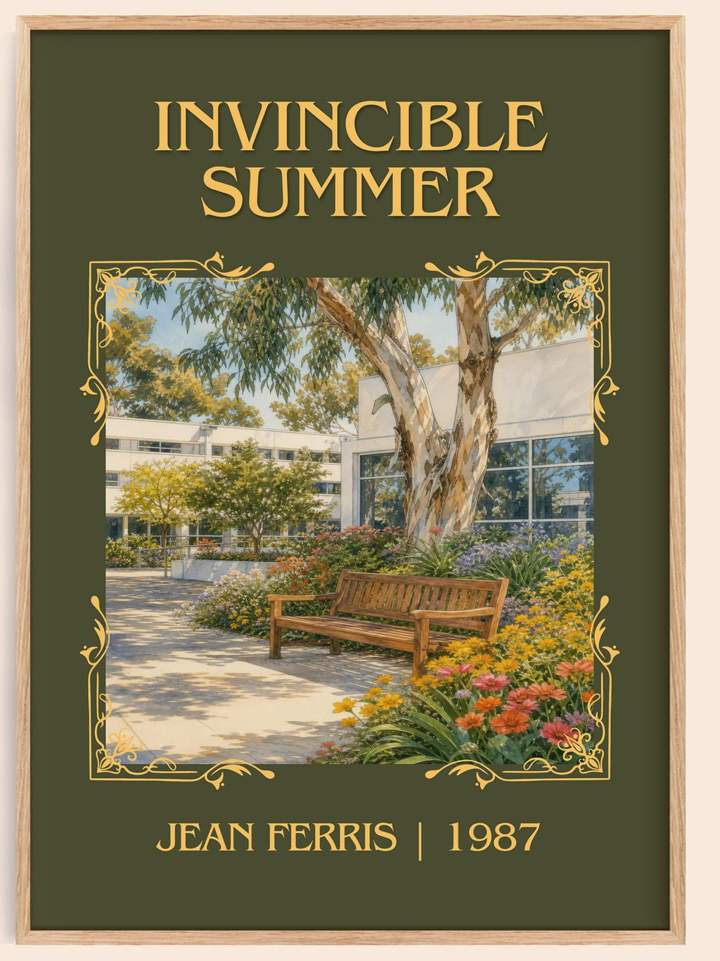 Invincible Summer Classic Book Art Print by Jean Ferris – book poster