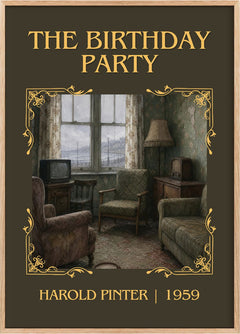 The birthday party Classic Book Art Print by Harold Pinter