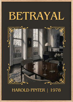 Betrayal Classic Book Art Print by Harold Pinter