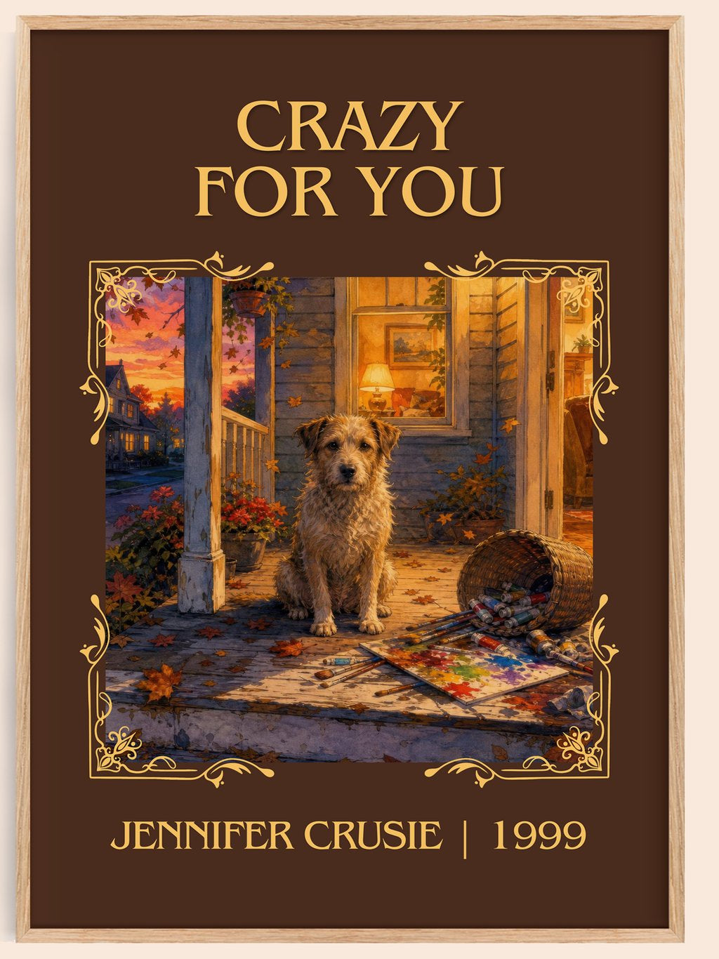 Crazy for You Classic Book Art Print by Jennifer Crusie – book poster