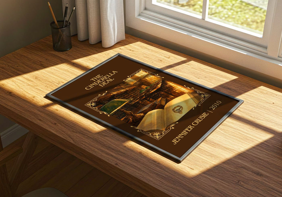 The Cinderella Deal Classic Book Art Print by Jennifer Crusie – print on a sunlit desk