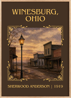 Winesburg, Ohio Classic Book Art Print by Sherwood Anderson