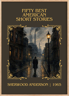 Fifty Best American Short Stories Classic Book Art Print by Sherwood Anderson