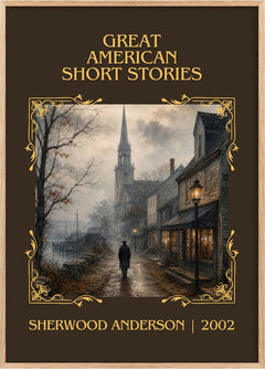 Great American Short Stories Classic Book Art Print by S. Anderson