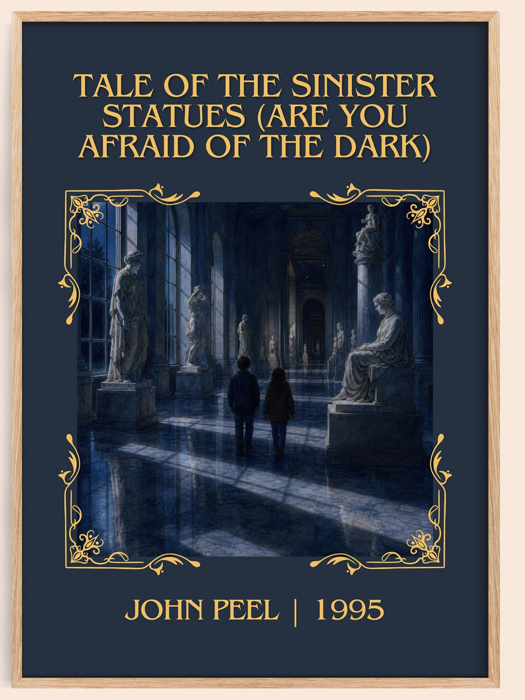 Tale of the Sinister Statues (Are You Afraid of the Dark) Classic Book Art Print by John Peel – book poster