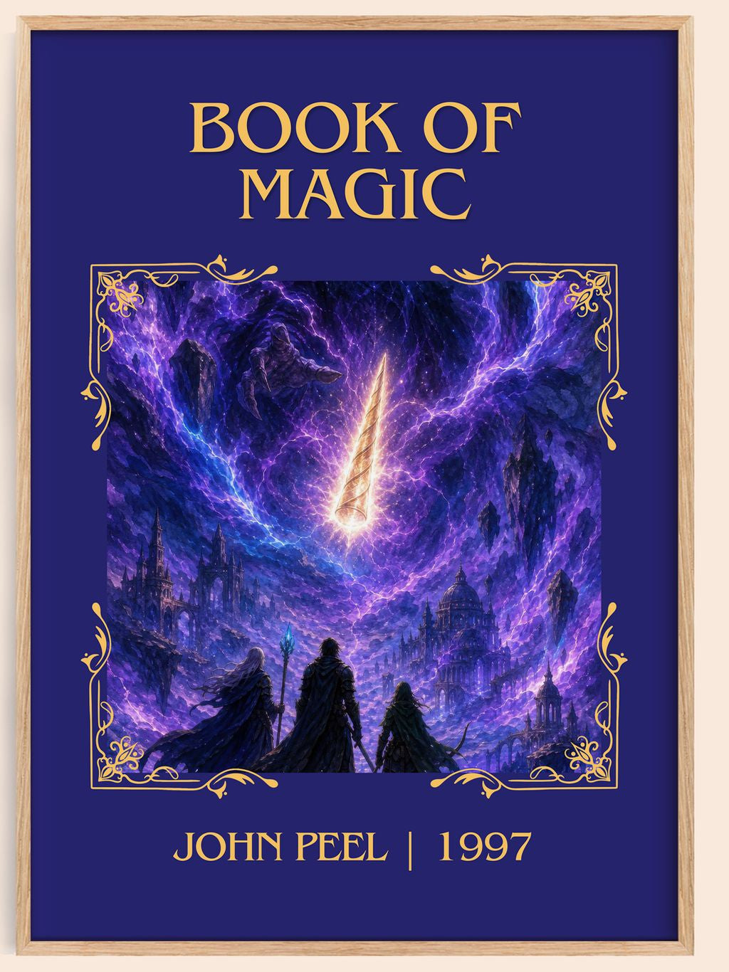 Book of magic Classic Book Art Print by John Peel – book poster