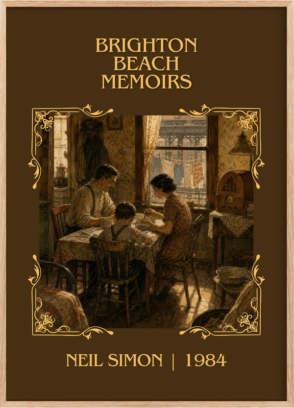 Brighton Beach memoirs Classic Book Art Print by Neil Simon