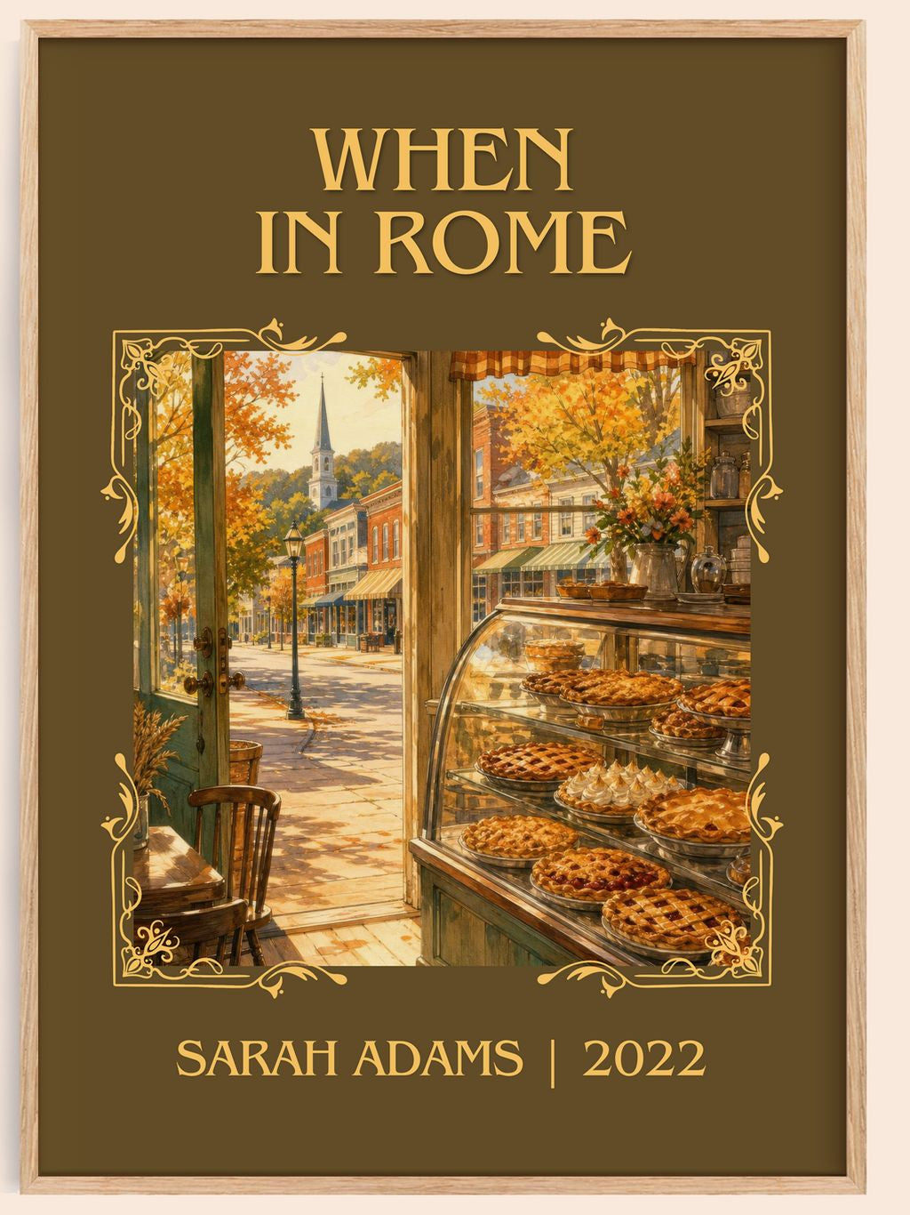 When in Rome Classic Book Art Print by Sarah Adams – book poster
