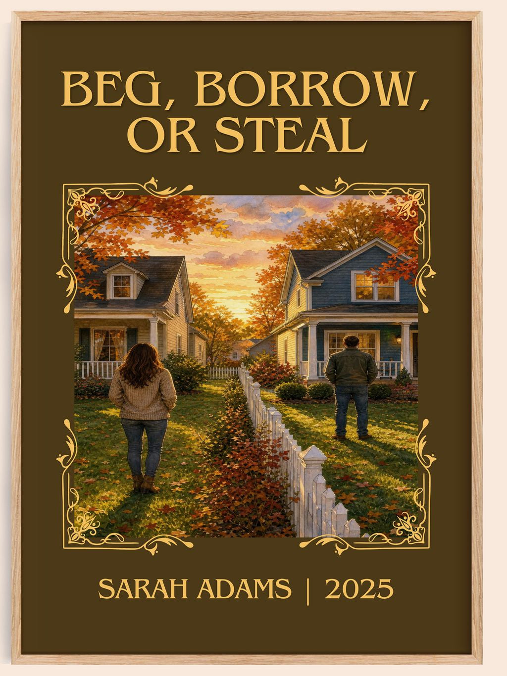 Beg, Borrow, or Steal Classic Book Art Print by Sarah Adams – book poster