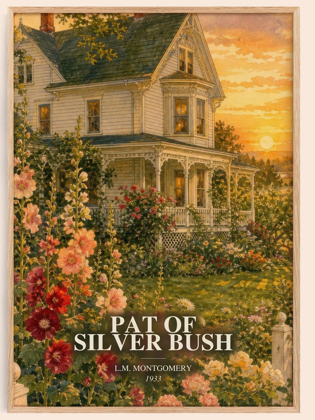 Pat Of Silver Bush Book Watercolour Illustration by L.M. Montgomery