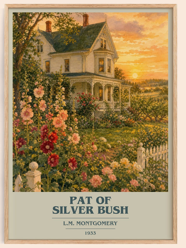 Pat Of Silver Bush Book Cover Poster by L.M. Montgomery