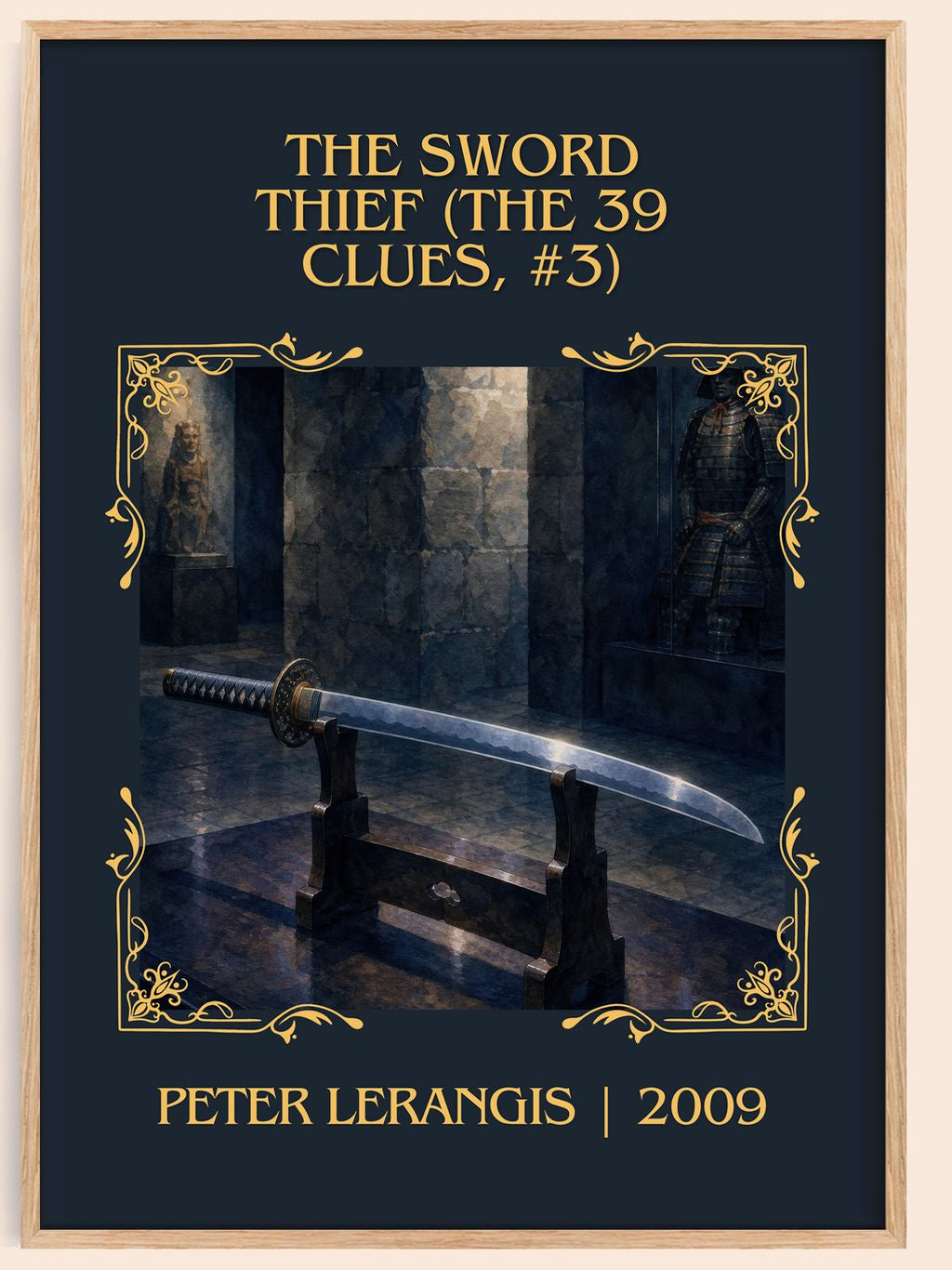 Sword Thief (The 39 Clues, #3) Classic Book Art Print by P. Lerangis – book poster