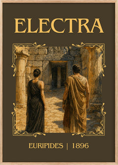 Electra Classic Book Art Print by Euripides