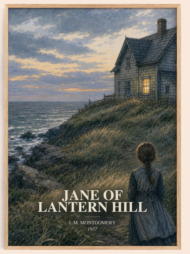 Jane Of Lantern Hill Book Watercolour Illustration by L.M. Montgomery