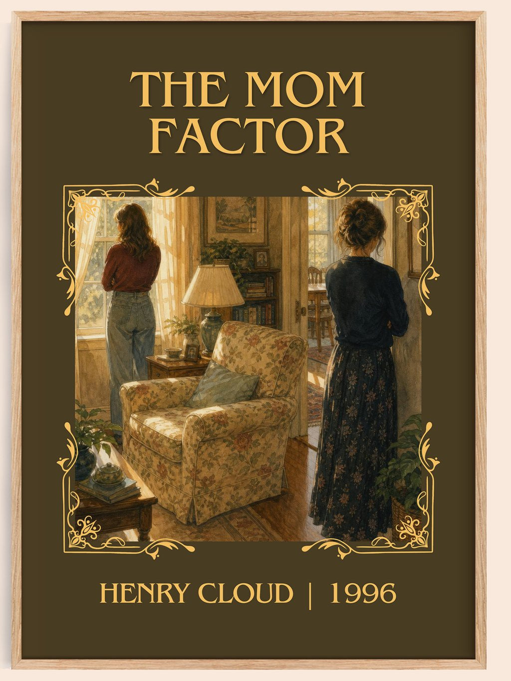 The Mom Factor Classic Book Art Print by Henry Cloud – book poster