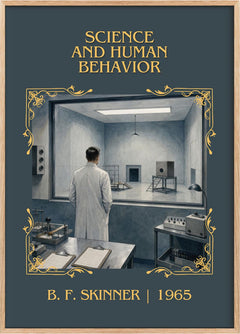 Science And Human Behavior Classic Book Art Print by B. F. Skinner
